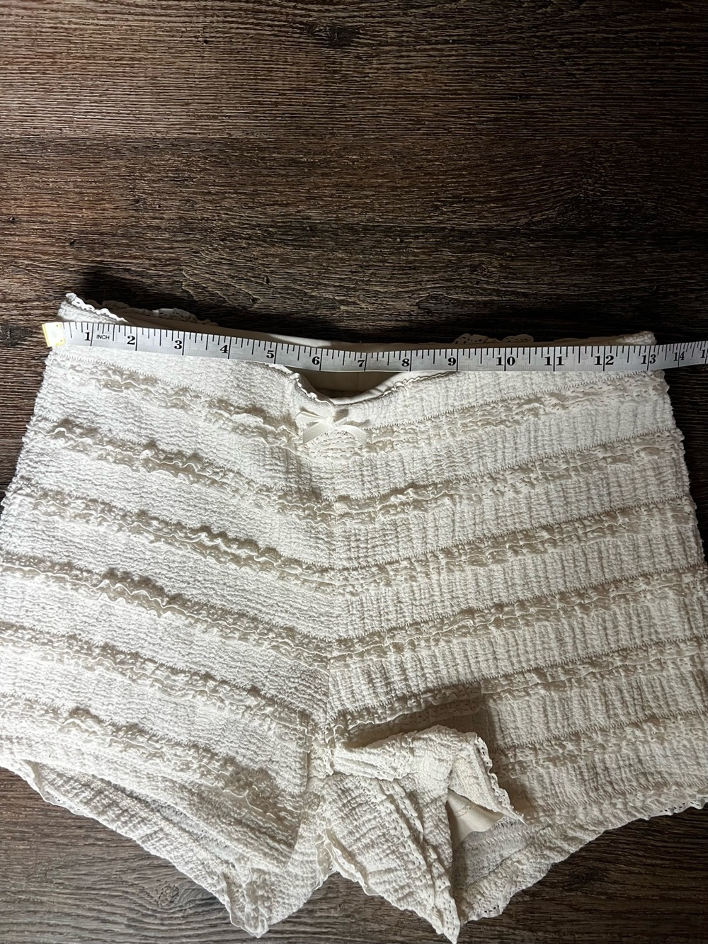 wild fable High-Waist Lace Bloomer Shorts - Cream - Picture 7 of 10